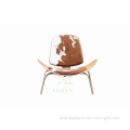 Replica Style Pony Skin Shell Chair CH07 Lounge Chair